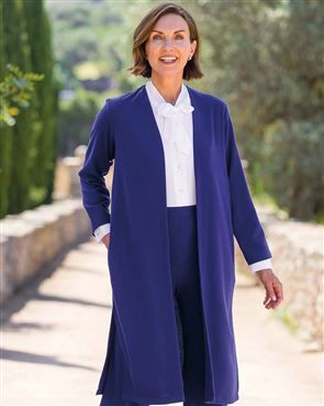 Navy edge hotsell to edge coat